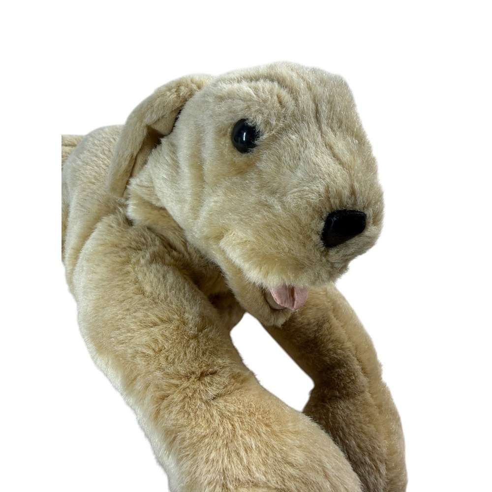 Folkmanis Yellow Lab Dog Plush Full Body 18" Puppet Stuffed Animal Realistic